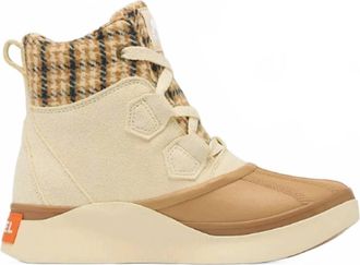 Sorel Womens Out And About Iv Chillz Waterproof Boot In Honey White, Tawny Buff