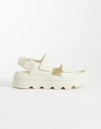 Sorel Kinetic Sunchase - Sandali color panna con cinturino alla caviglia-Bianco