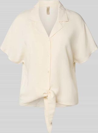 Soyaconcept Hemdbluse mit Knopfleiste Modell RADIA in Beige, Größe S
