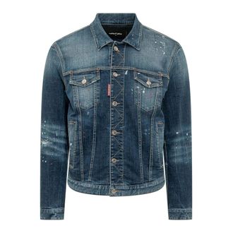 Dsquared2 Sport Denim Jacket - Heren - Spijkerjassen - Blauw - L - Denim - Jassen