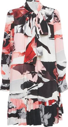 Alexander McQueen Abito corto svasato - Bianco