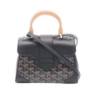 Goyard Pre-owned Saigon Handtas - Dames - Pre-owned - Veelkleurig - Maat: ONE Size Leer