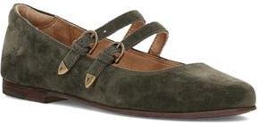 Frye Carson Flat in Dark Olive at Nordstrom Rack, Size 8.5