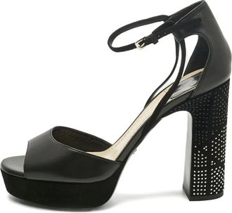 Dior Sandali Rainbow Stellar con tacco largo - Nero