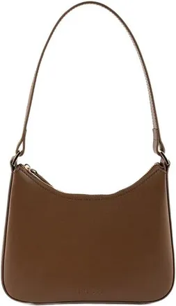 Gigi Pip Lyra Classic Genuine Leather Handbag in Chocolate at Nordstrom