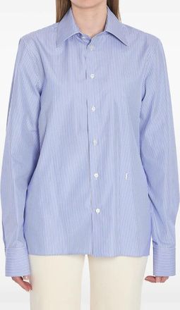 Saint Laurent Cassandre blouse - Blauw