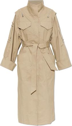 AllSaints Clayton Trenchcoat - Dames - Trenchcoats - Grijs - L - Katoen - Jassen