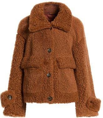 Salvatore Santoro ROPA DE ABRIGO - Borreguito y pelo ecol&oacute;gico en YOOX.COM