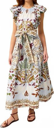 Marie Oliver Leena Midi Dress In Branche