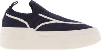 Ferragamo Diana Technical Knit Slip-On Platform Sneakers, Size 7