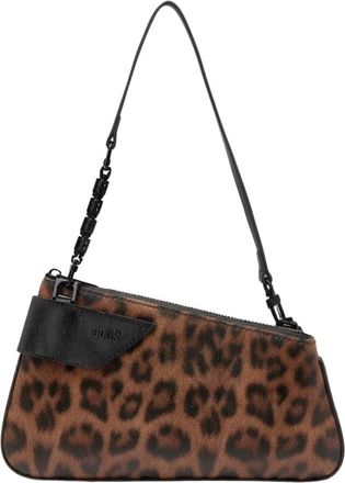 GCDS Borsa a spalla compatta - - Bags - Donna - Marrone - ONE SIZE