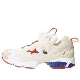 Reebok Instapump Fury Maison Kitsune Paris White Black Royal Blue AQ9948