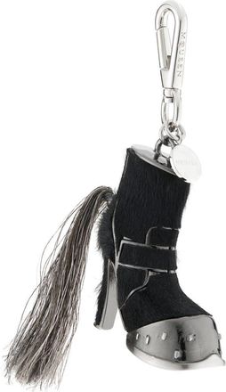 Alexander McQueen Hoof Boot Bag Charm in Black/Silver at Nordstrom