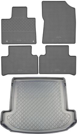 OEM Kia Sorento Iv / Sorento Iv H&iacute;brido / Sorento Iv H&iacute;brido Enchufable Suv (5 Puertas) De 10/2020 A 01/2021. Juego: Alfombrillas De Goma Para Coche + Alf