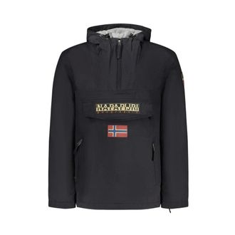 Napapijri Heren, Jassen, Zwart, Maat: 2XL Zijde