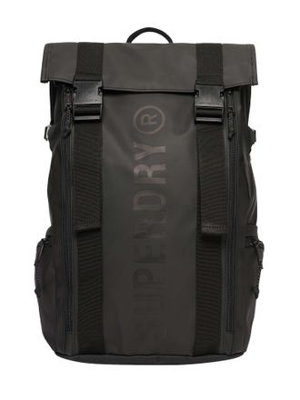 Superdry Rugzak Met Oprolbaar Zeil, Zwart