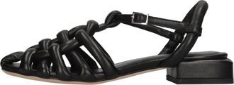 Officine Creative Platte Sandalen - Dames - Sandalen - Zwart - 37 EU - Leer - Schoenen
