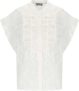 Essentiel CAMICIA JELLABA BIANCA ESSENTIEL ANTWERP