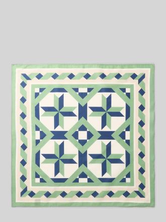 Selected Tuch aus reiner Baumwolle Modell NICOLAJ BANDANA in Mint, Gr&ouml;&szlig;e 1
