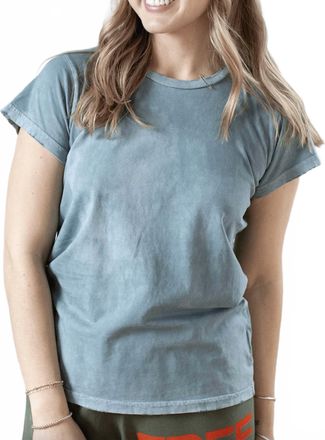 Freecity Canyonkid Circa 1972 Supervintage Powder Tee In Blue Dirt