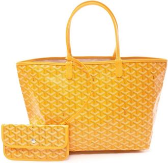 Goyard 2010-2025 Goyardine Saint Louis PM tote bag - Yellow