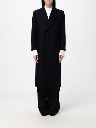 Barena Cappotto doppiopetto al ginocchio in misto lana con spalle imbottite