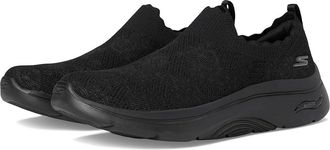 Skechers Go Walk Arch Fit 2.0 Rosa Linda Womens Walking Shoes Black : 7.5 B - Medium, Synthetic