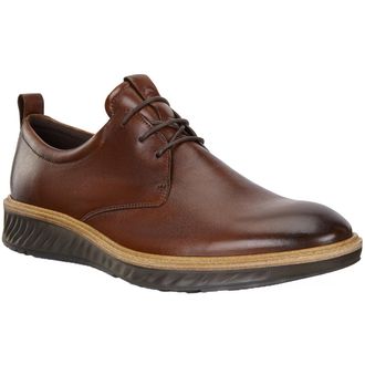 Ecco Ecco ST 1 Hybrid 836404 Leather Mens Lace Up Shoes - Cognac - Size:UK 12-12.5