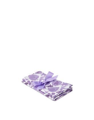 La DoubleJ Large Napkins Set Of 2 (45X45) Wildbird Viola Small Purple at Nordstrom