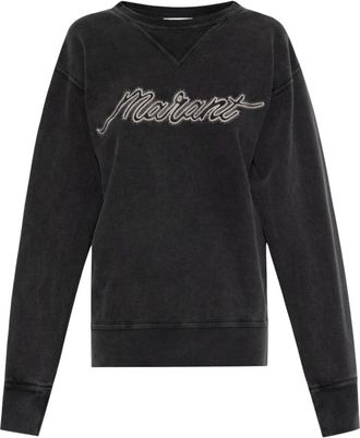 Isabel Marant Dames, Sweatshirts & Hoodies, Zwart, Maat: XS Katoen