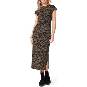 Scotch & Soda Cap Sleeve Midi Dress in Military Olive Anima at Nordstrom Rack, Size X-Small