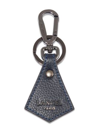 Lancel pyramid leather keyring - Blue
