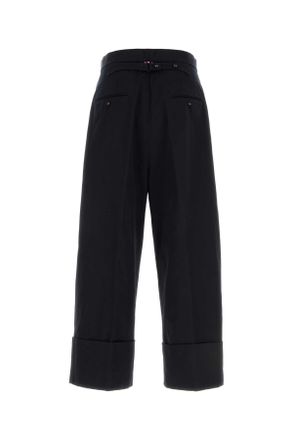 Thom Browne Mtc232af0175 415 Navy Cotton Lining: Cupro Pantaloni Trousers
