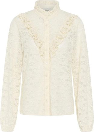Kaffe Blouses & Shirts - Dames - Blouses - Wit - M - Overhemden
