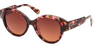 Max & Co. MO0076 55F Womens Sunglasses Tortoiseshell Size 55