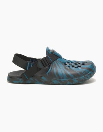 Chaco Mens Chillos Stripe Patterned Shuv Clogs - Navy - Size: 6 39