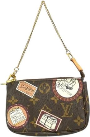 Louis Vuitton Pre-owned Mini Bags, female, Brown, Size: ONE SIZE Pre-owned Mini Pouch