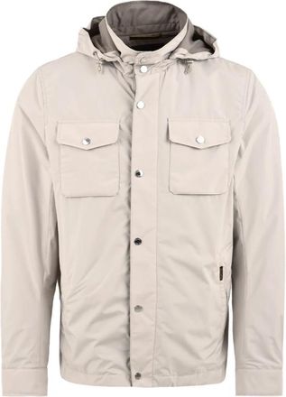 Moorer Coats - Heren - Zomerjassen - Wit - XL - Polyester - Jassen