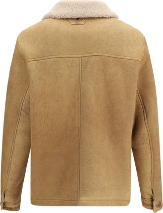 Salvatore Santoro Mens Leather Jacket Caramel-Beige Caramel/beige