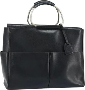 Gucci Pre-owned Handbags, female, Black, Size: ONE SIZE Pre-owned Vintage Hand Bag