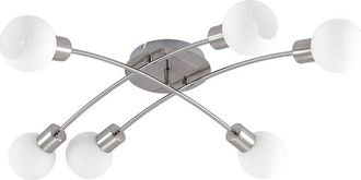 Lindby Ceiling Lightdimmable Agmar made of Metal for Living Room & Dining Room