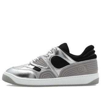 Gucci (WMNS) Gucci Basket Silver Black White 725905-AABB8-8142