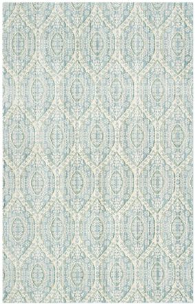 Safavieh Alfombra poli&eacute;ster blu/neutrale 122 x 183 cm