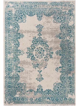 benuta Alfombra de exterior & interior beige/turquesa 120x170