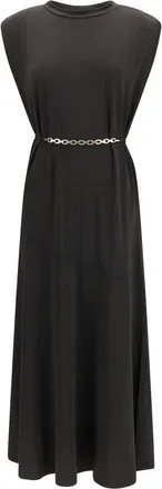 Pinko Black Acetate Casual Womens Dress