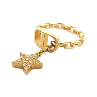 Dior Gold Clear Band Ring (Pre-Owned)