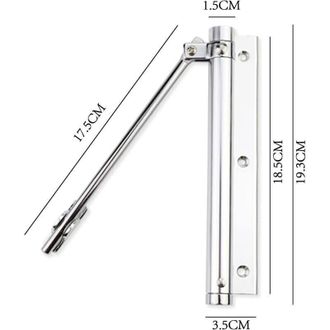 OEM Cierrapuertas Autom&aacute;tico Ajustable, 1 Resorte Para Cierrapuertas, Cierrapuertas De Aleaci&oacute;n De Aluminio, Cierre Autom&aacute;tico Por Resorte, Cierrapuertas 
