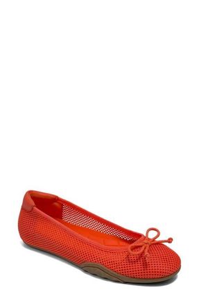Aerosoles Onyx Mesh Ballet Flat in Orange at Nordstrom, Size 9.5