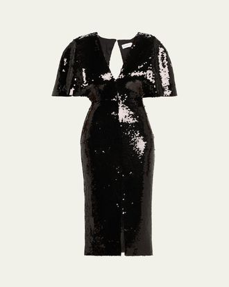 16Arlington Ermara Sequined Midi Dress