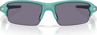 Oakley 61mm Flak 2.0 Prizm Rectangle Sunglasses in Matte Pacific/prizm Grey at Nordstrom